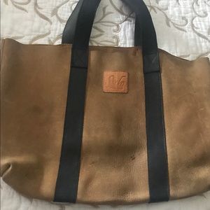 Sseko Tiki Tote Leather handmade